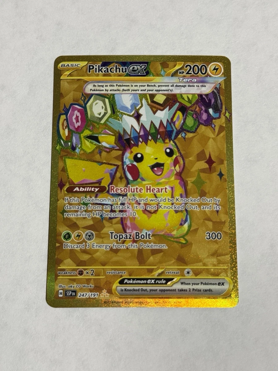 Pikachu Ex Pokémon TCG Cards for sale | eBay