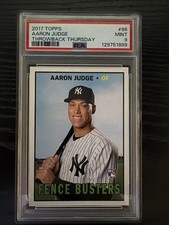 2017 Topps Throwback Thursday Baseball Cards 22