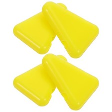 4Pcs Reusable Silicone Tuning Fork Holder Blocks Anti Slip Yellow Stand for Home