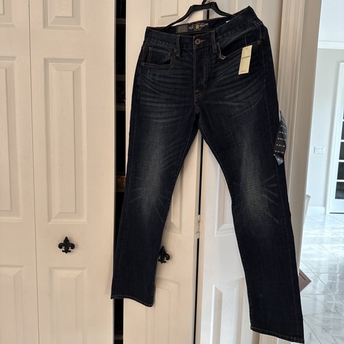 LUCKY BRAND Jeans Mens 30x30 Measured 121 Heritage Slim Blue 30x30 NWT - Picture 1 of 8