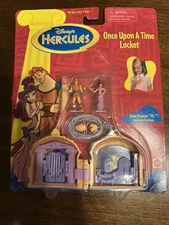 VINTAGE MATTEL DISNEY HERCULES ONCE UPON A TIME LOCKET NEW IN PACKAGE # 67807