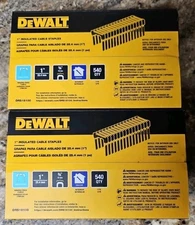 2 Boxes Insulated Electrical Cable Staples, 1 In., 540-Ct. - DRS18100