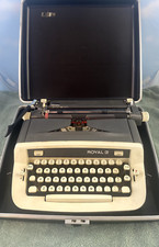 Vintage 1968 Royal Custom II Typewriter with Hardcase thumbnail