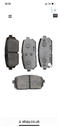 Bremsbelagsatz hinten, Scheibenbremse für KIA:RONDO III MPV,CARENS III MPV 583021DA00 - Bild 3 von 4