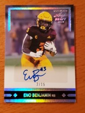2020 Leaf Ultimate '91 Rookie Auto Silver  #91EB1 Eno Benjamin ASU RB #'d 2/15