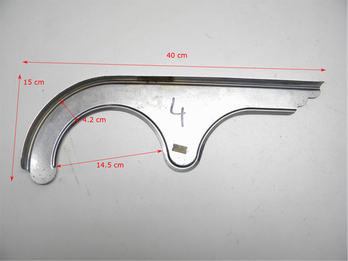 Vintage Fahrrad Kette Schutz Abdeckung Verchromt Stahl Nummern - Picture 27 of 28