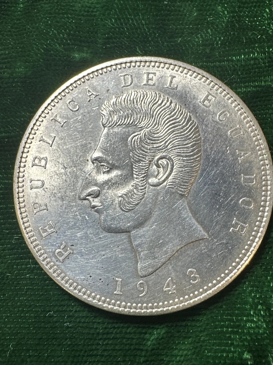 Silver 1943 Year Ecuadorian Coins for sale | eBay