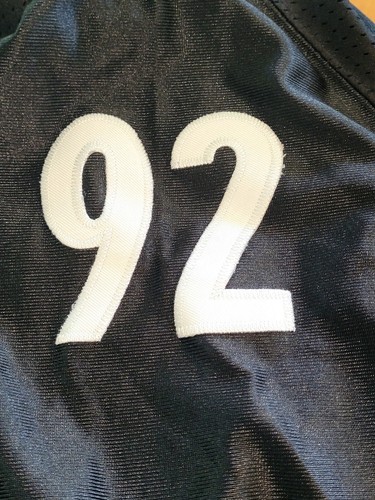*M Trikot Pittsburgh Steelers James Harrison Reebok schwarz genäht #92, Gr. 52 - Bild 15 von 18