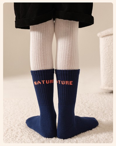 5 Pairs Boy Girls Kids Thick Winter Warm Wool Thermal Casual Thermal Socks 1-12T - Picture 13 of 15