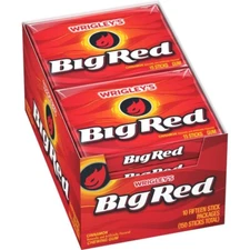 Wrigley's Big Red gum - 10pks - Wallet Pack - FREE SHIPPING