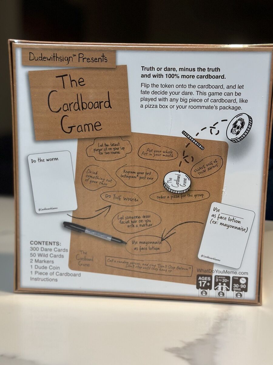  The Cardboard Game – The Party Game of Ridiculous