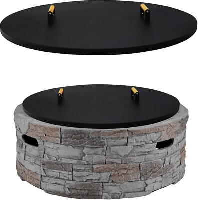FEBTECH Fire Pit Shield 38 Inch - Compatible with Fire Pits Diameter Up to 36''