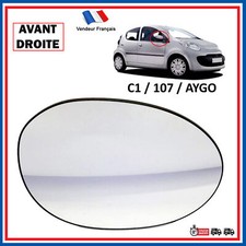 Glace de rétroviseur Peugeot 107