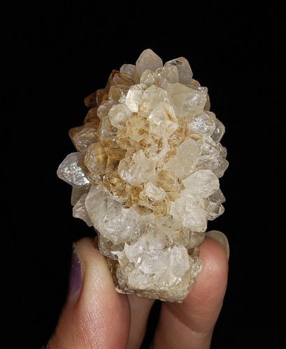 ¡INCREÍBLE AMONITA!! ROCAS DE CUARZO CRISTAL DE PIEDRA CLARA, DE JAVA, INDONESIA, 45MM - Imagen 3 de 6