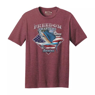 Marlin Freedom Charters American Experience Size S T-Shirt Short Sleeve