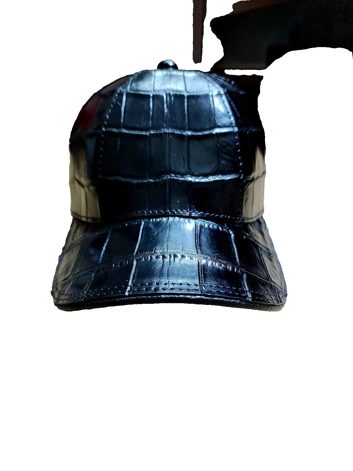 Черные плоские колпачки ручной работы для мужчин