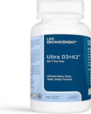 Vitamin D3 K2-2000 IU D3 with MK-7 (Soy-Free) - Bone Strength and Immune Support