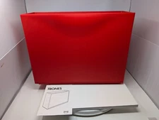 Red IKEA TRONES Wall Mountable Shoe / Organizer Box, Pocket Storage Cabinet, VG
