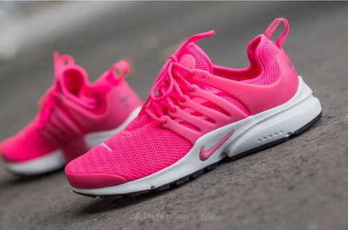 Nike AIR PRESTO sneakers ~ Womens Size 10 / 42 ~ bright pink & white - Picture 10 of 15
