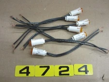 LEECRAFT # 32 ORANGE PANEL MOUNT INDICATOR LIGHT   125 V  LOT OF 7