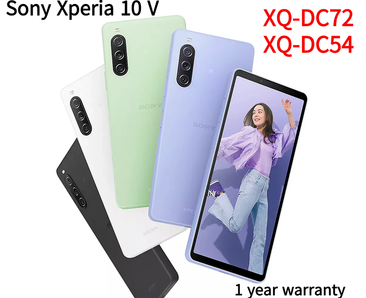 スマートフォン本体 Sony Xperia 10 V（XQ‑DC54）128GB Sony Xperia 10 V XQ-DC72/XQ-DC54 Dual SIM 128GB Unlocked