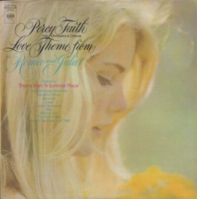 Percy Faith Love Theme From Romeo And Juliet CBS Vinyl LP