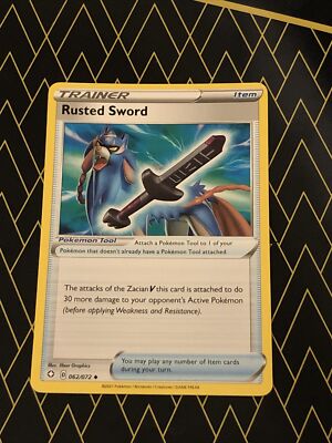 rusted sword pokemon card value CARMINE SIR 217/167 ACE NM-MT 8