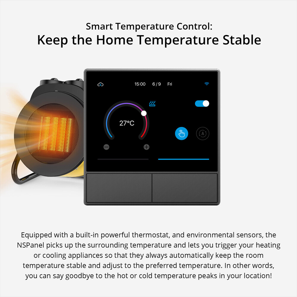 SONOFF NSPanel Wifi Smart Scene Wall Touch Switch EU/US Smart Thermostat  Display | eBay