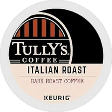 Keurig Tully's Italian Roast Coffee 144 Count K-cups ❗