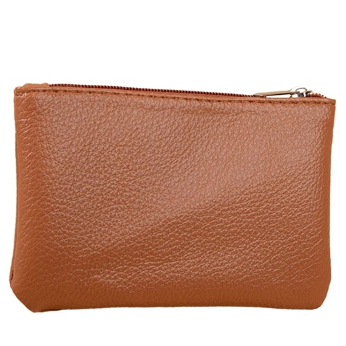 Compact Coin Purse Bag for Cards Coins and Keys PU Leather Zipper Organizer - Picture 10 of 12