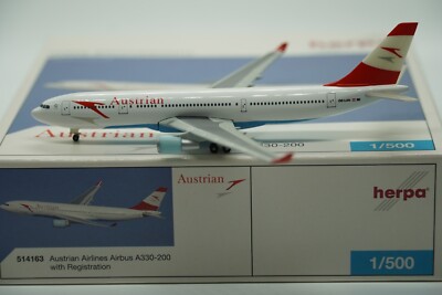 航空機・ヘリコプター AUSTRIAN AIRLINES Airbus A330-200 1/500 航空機・ヘリコプター AUSTRIAN AIRLINES Airbus A330-200 1/500