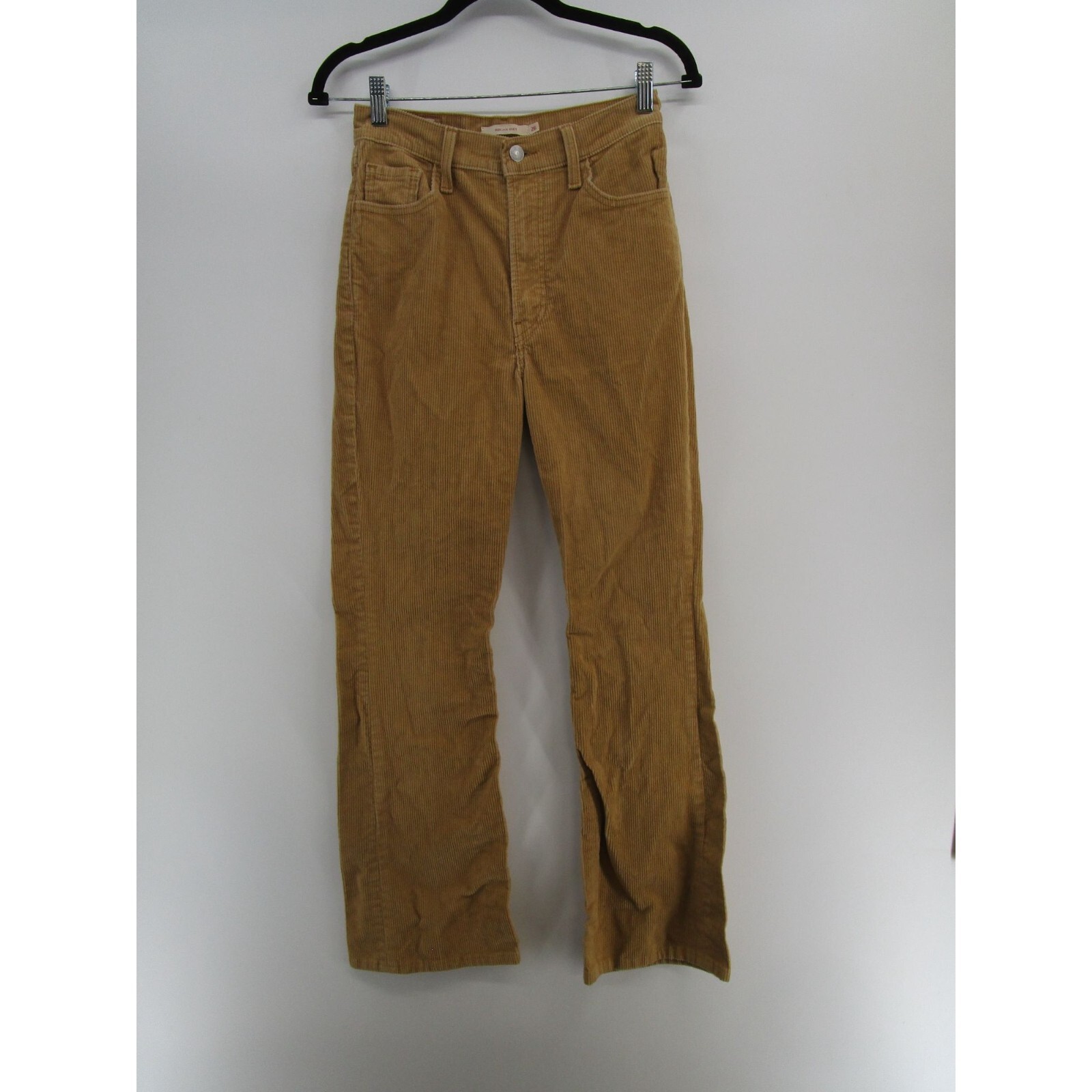 Levi's Womens 26 Ribcage Bootcut Corduroy Pants Golde… Gem