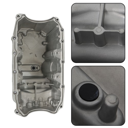 For 06-11 Buick Chevy Pontiac Saturn 3.5L 3.9L Aluminum Engine Oil Pan 12603201 - Picture 10 of 11