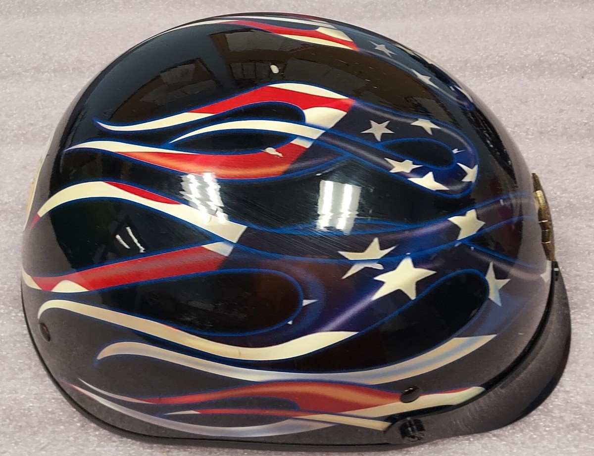 HARLEY DAVIDSON OLD GLORY HYBRID MOTORCYCLE HELMET - MD 57-58CM