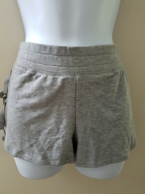 Short fille en maille look sportswear à taille élastiquée gris | GEMO