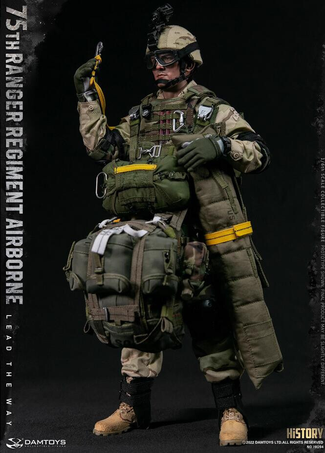 DamToys 78094 75th RANGER AIRBORNE 通常版 DAMTOYS 78094 75th RANGER REGIMENT AIRBORNE Military 1/6