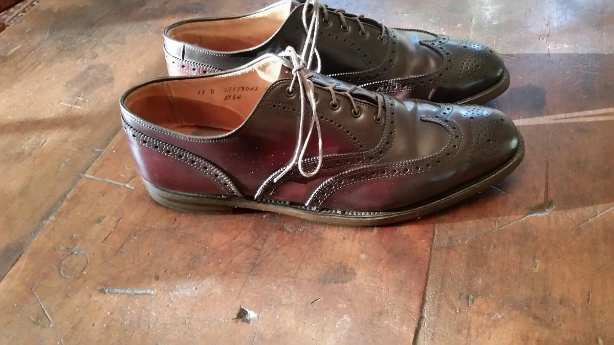 Alden Brooks Brothers Cordovan Shell Cordovan Wing Tip 11 D Color 8