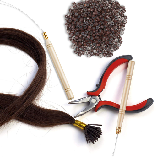Kit De Extension De Cabello Alicates Gancho Para Tirar Aguja Dispositivo - Picture 6 of 12