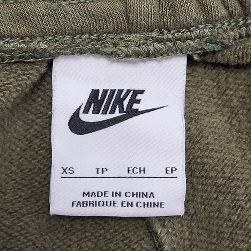 Nike Jogger Bottoms Tapered Leg Green Uk Boy's XS W22 L27 YY661 - Picture 4 of 5