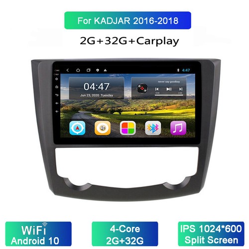For Renault Kadjar 2016-2018 Carplay Android12 Car Stereo Radio Gps Nav WIFI BT - 第 1/13 張圖片