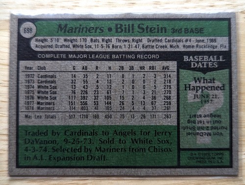 1979 Topps Baseballkarten unterschiedliche Bedingungen. Siehe Fotos. Rabatte verfügbar - Bild 144 von 144