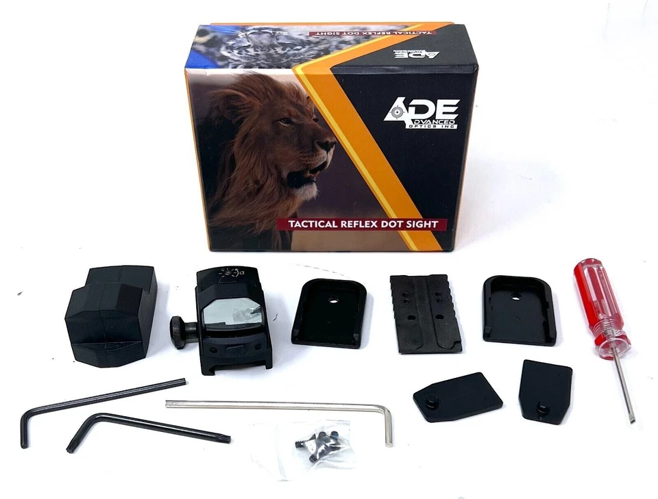 Ade Advanced Optics Python Green Dot Mini Reflex Sight for Handgun # RD3-006B - Image 3 of 4