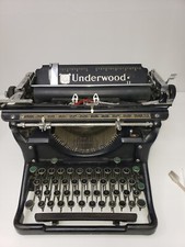 Antique UNDERWOOD Champion  Typewriter w/ Upper Tabulator Bar Working Condition thumbnail