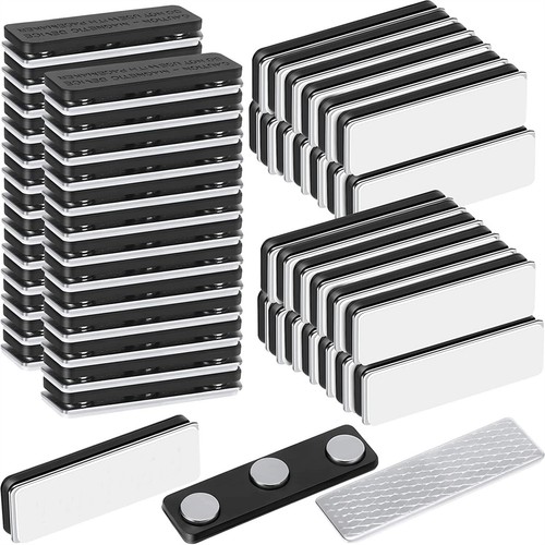 60PCS Magnetic Name Badge Tag Fastener Attachment Self Adhesive Strong Magnet AU - Picture 8 of 12