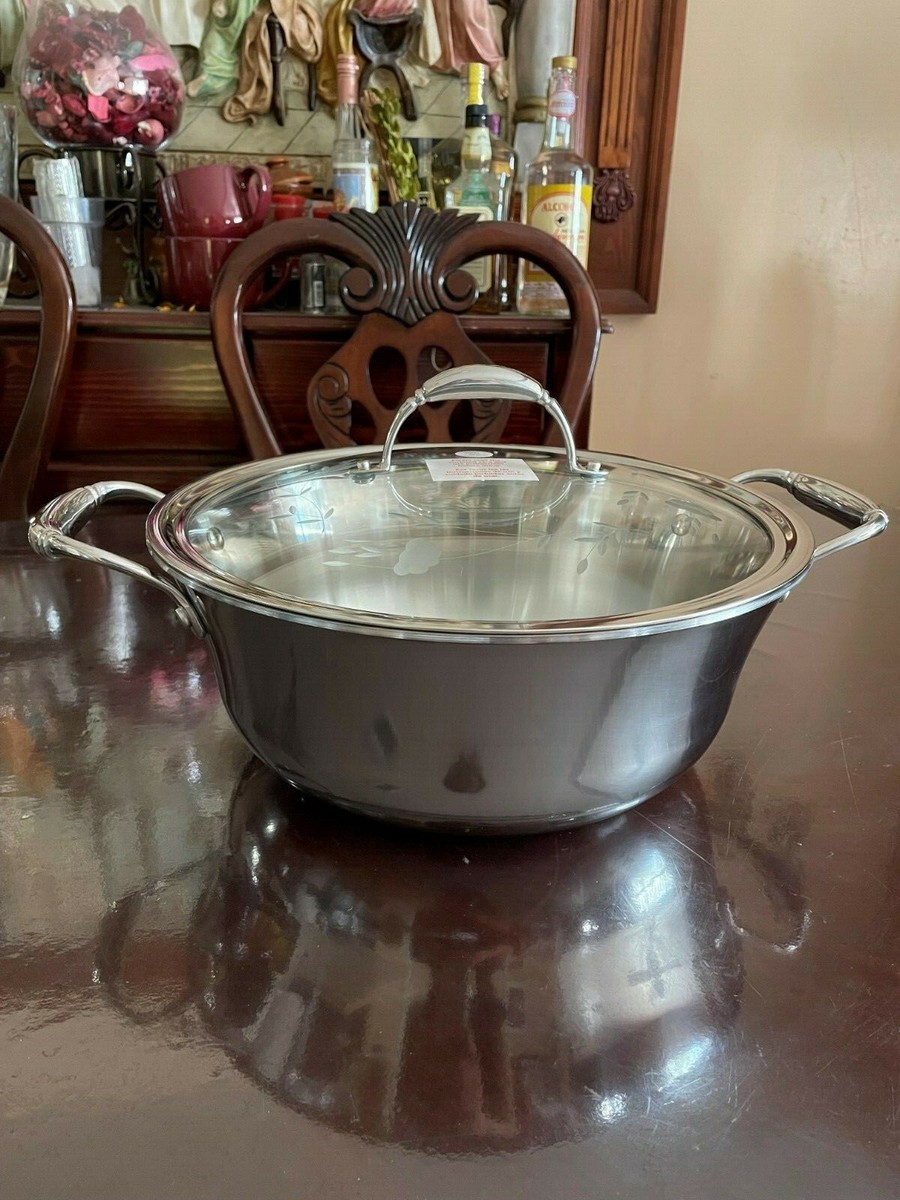 Princess House Stainless Steel Tri-Ply 6 Qt Dutch Oven (5720) | eBay