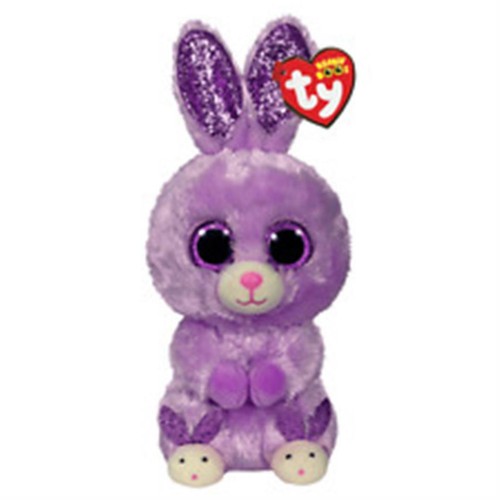 TY BEANIE BOO B0O FUZZY THE EASTER BUNNY MWMT 6 INCHES