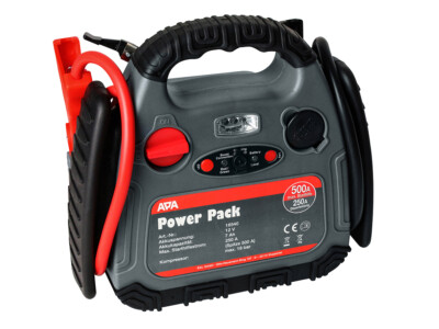 APA Power Pack Starthilfe  12V  Schnellstartsystem 500 A mit Kompressor 18 bar 
