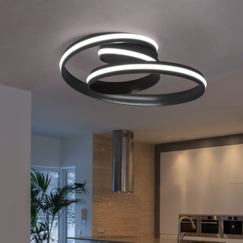 Deckenleuchte Deckenlampe Schlafzimmerleuchte 3 Stufendimmer LED Ring Design - Bild 1 von 5