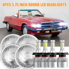 For Mercedes-benz 380sl 450sl 560sl 4pcs 5.75 Round Led Headlights Hi-lo Beam For Mercedes-benz 380sl 450sl 560sl 4pcs 5.75 Round Led Headlights Hi-lo Beam