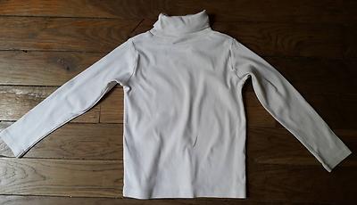 Sous-pull Blanc Jacadi 6 Ans - Avec Col Cheminé - Excellent état Occasion